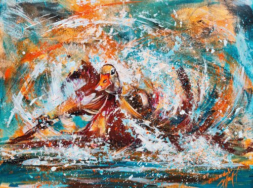 Lebensfreude by Inge Gründel-Pfaff, Painting for Sale on Singulart