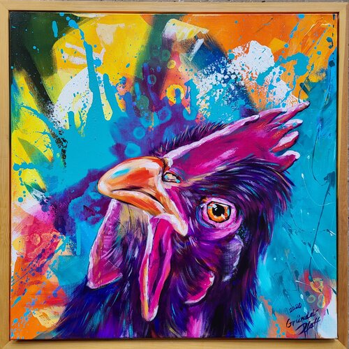 Neugier de Inge Gründel-Pfaff, Pintura a la venta en Singulart
