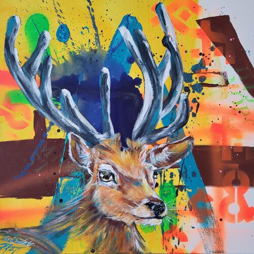 Stay Wild II von Inge Gründel-Pfaff, Malerei kaufen auf Singulart