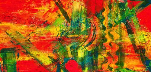 Feuerwerk de Inge Gründel-Pfaff, Pintura a la venta en Singulart