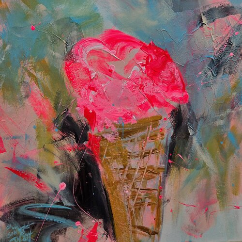 Eiszeit van Inge Gründel-Pfaff, Schilderij te koop op Singulart