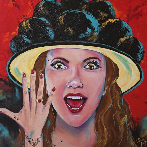 Plötzlich verheiratet (Schwarzwaldmädel) par Inge Gründel-Pfaff, Peinture en vente sur Singulart