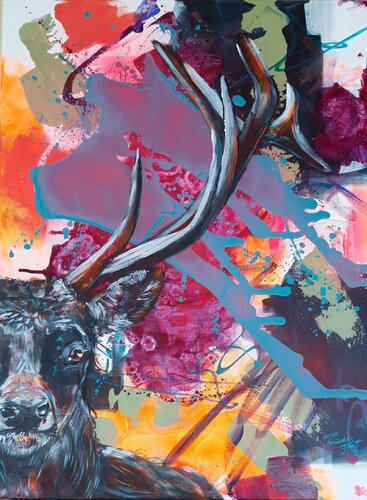 Stay Wild par Inge Gründel-Pfaff, Peinture en vente sur Singulart