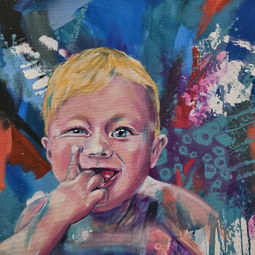 Lebenshungrig by Inge Gründel-Pfaff, 회화 for Sale on Singulart
