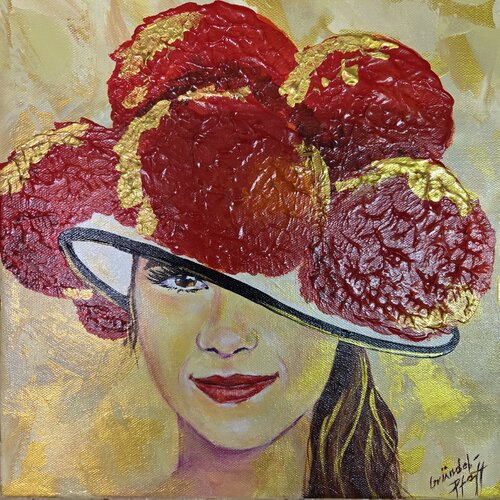 Schwarzwaldmädel "Tradition ist bezaubernd" par Inge Gründel-Pfaff, Peinture en vente sur Singulart