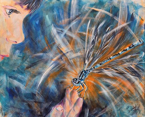Hallo Glück by Inge Gründel-Pfaff, Painting for Sale on Singulart