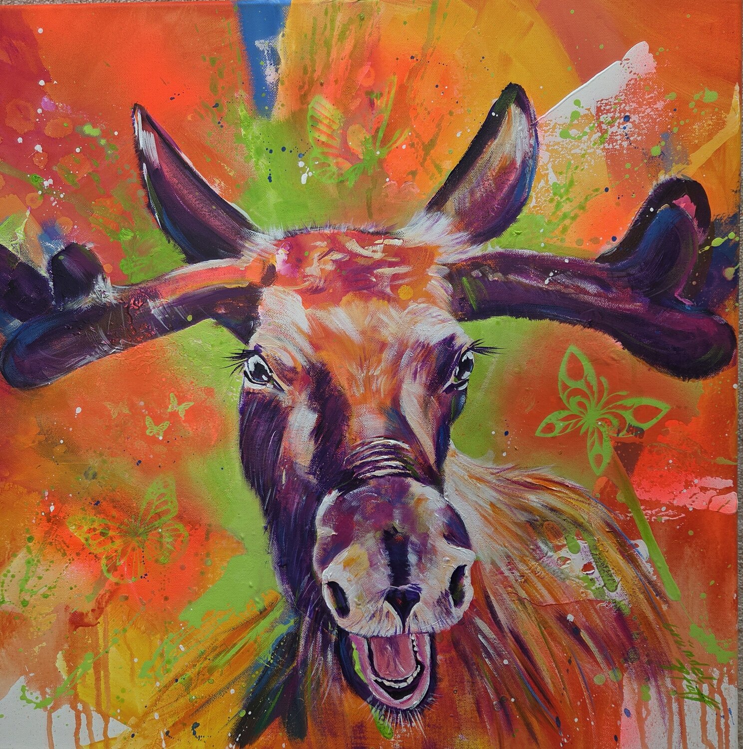Hapiness Inge Gründel-Pfaff Pintura original en venta