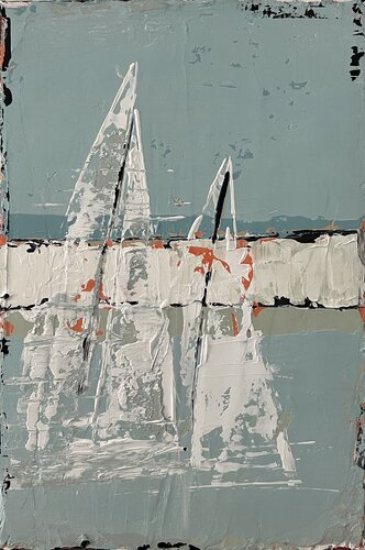Segelturn 2 von Doris Heinrichs, Malerei kaufen auf Singulart