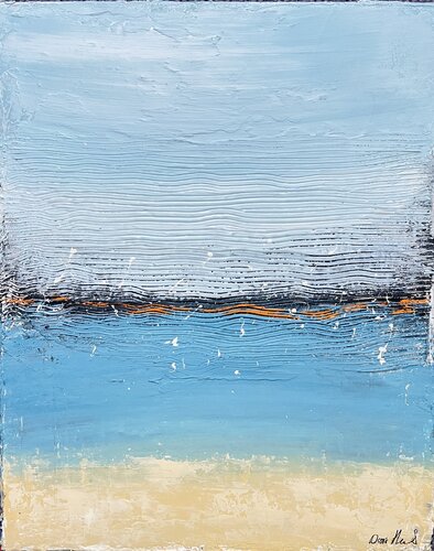 Waves of Calm par Doris Heinrichs, Peinture en vente sur Singulart