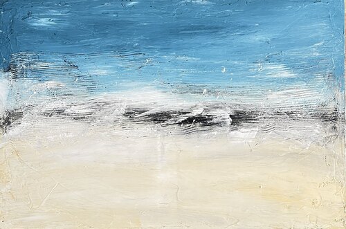 Between Sky and Sand by Doris Heinrichs, Painting for Sale on Singulart