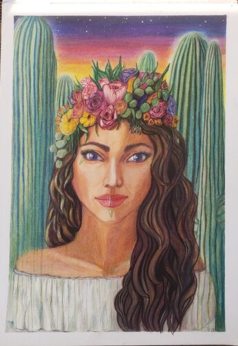 L'esprit du désert de Deborah Ozil, Dibujo a la venta en Singulart