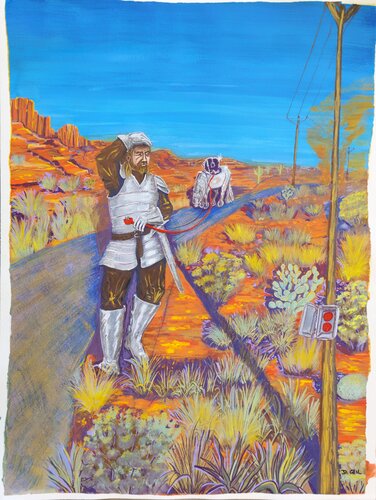 Le cheval électrique de Deborah Ozil, Pintura a la venta en Singulart