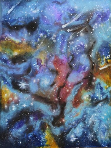 Poussière d'étoiles par Deborah Ozil, Œuvre sur papier en vente sur Singulart