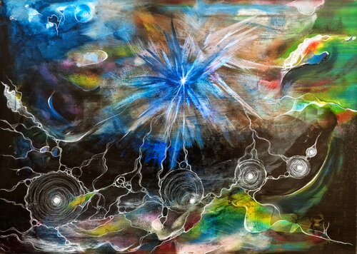 Lichtgeburt von Ingrid Reichenberger, Malerei kaufen auf Singulart