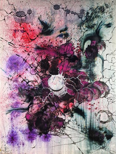 Innere Welten Nr. 4 van Ingrid Reichenberger, Schilderij te koop op Singulart