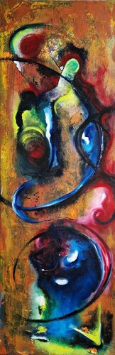 "Das, was zwischen den Farben atmet" van Ingrid Reichenberger, Schilderij te koop op Singulart