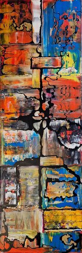 "Farben auf Abwegen" di Ingrid Reichenberger, Pittura in vendita su Singulart