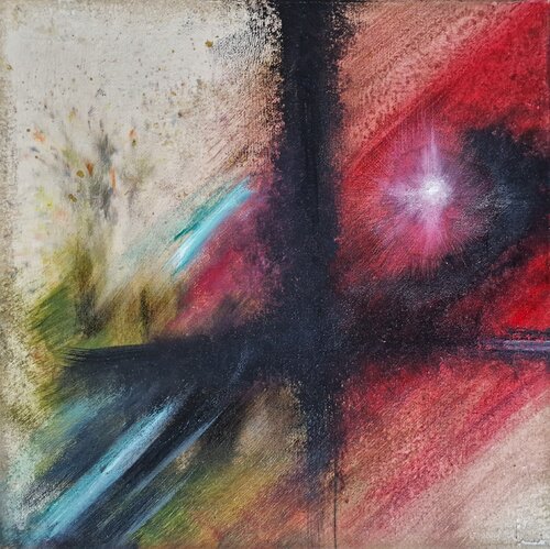 "Momentum Lichtsplitter" van Ingrid Reichenberger, Schilderij te koop op Singulart