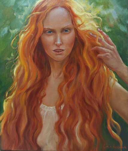 Fiery spirit by Jane Lantsman, Painting for Sale on Singulart