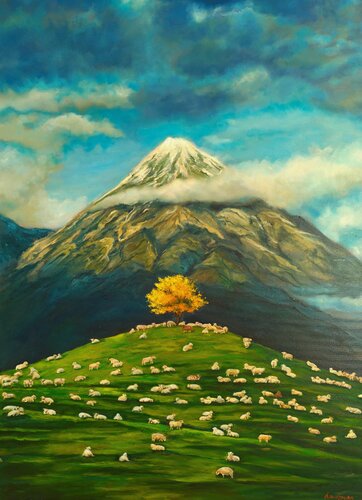 Taranaki van Jane Lantsman, Schilderij te koop op Singulart