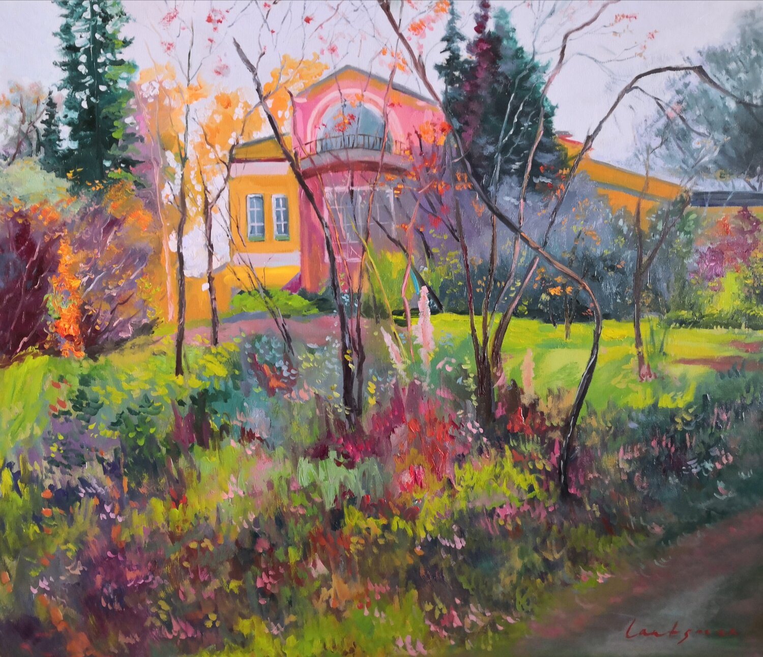 Gold Autumn in Manor Jane Lantsman