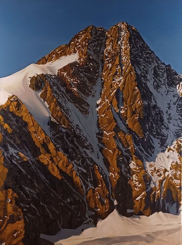 Großglockner Pallavicinirinne van Herwig Port, Schilderij te koop op Singulart