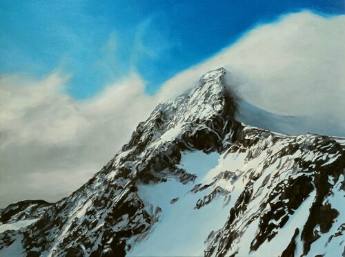 Großglockner van Herwig Port, Schilderij te koop op Singulart