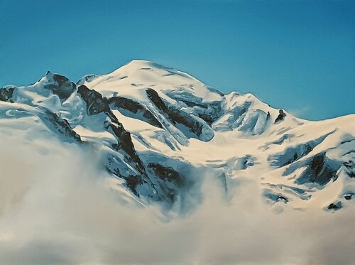 Mount Blanc van Herwig Port, Schilderij te koop op Singulart