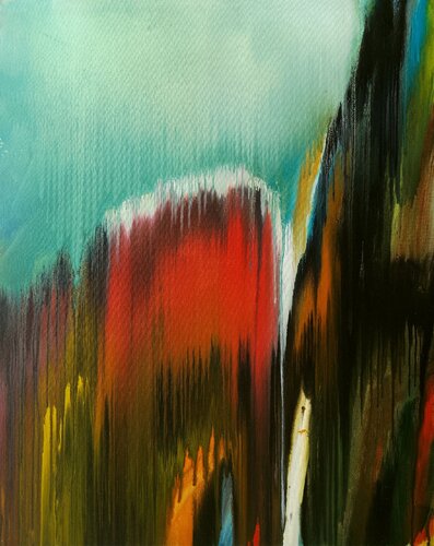 Im Regen di Herwig Port, Pittura in vendita su Singulart