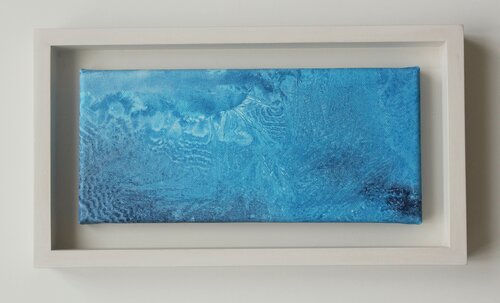Eiskristalle in Blau von Herwig Port, Malerei kaufen auf Singulart