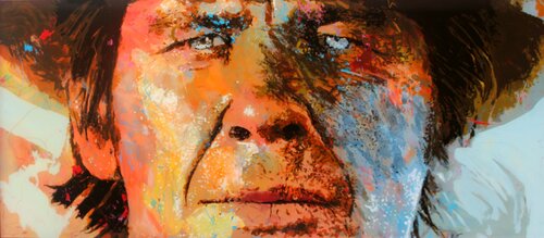 Charles Bronson in Spiel mir das Lied vom Tot van Herwig Port, Schilderij te koop op Singulart
