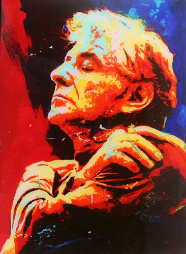 Lenny! Leonard Bernstein van Herwig Port, Schilderij te koop op Singulart