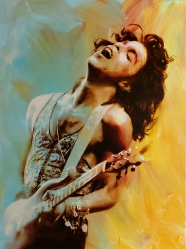 Prince in Concert di Herwig Port, Pittura in vendita su Singulart