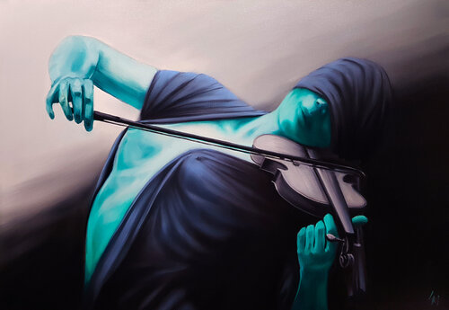 Blind Symphony van Emanuel Titus Marginean, Schilderij te koop op Singulart