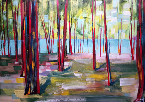 Back to Nature nr.4 van Emanuel Titus Marginean, Schilderij te koop op Singulart