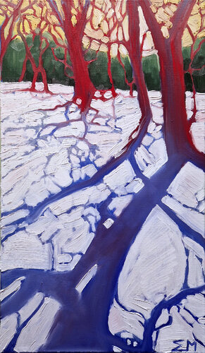 Winter Landscape III by Emanuel Titus Marginean, 회화 for Sale on Singulart