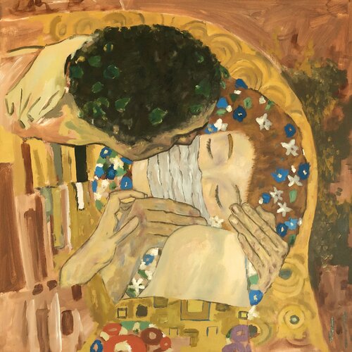 The Kiss 2020 by Moritz Jäger, Painting for Sale on Singulart
