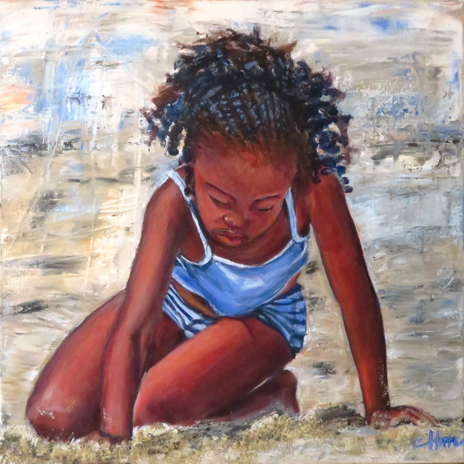 SUR LE SABLE Chantal Martin