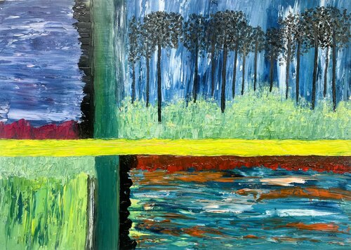 Wald di Bina Sommer, Pittura in vendita su Singulart