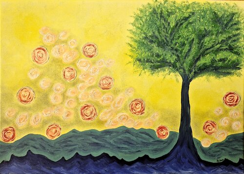 Baum di Bina Sommer, Pittura in vendita su Singulart