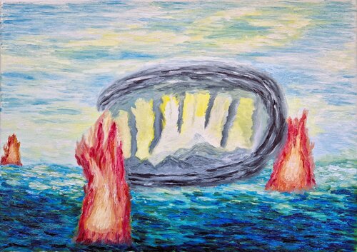 Wasser von Bina Sommer, Malerei kaufen auf Singulart