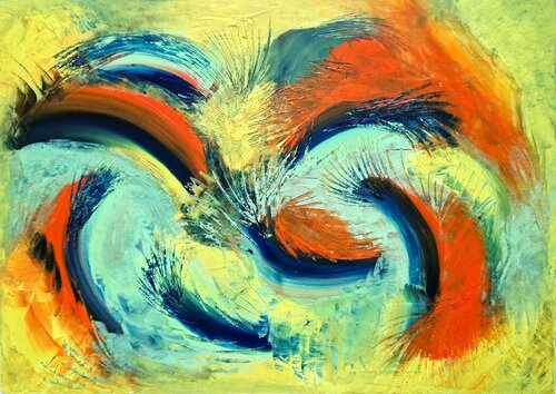 Federn di Bina Sommer, Pittura in vendita su Singulart