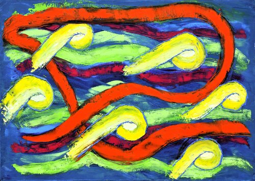 Seegras von Bina Sommer, Malerei kaufen auf Singulart