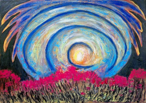 Wiese by Bina Sommer, Painting for Sale on Singulart