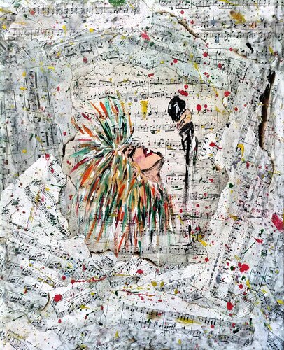 THE MUSIC OF BLONDIE von Francesca Arces, Malerei kaufen auf Singulart