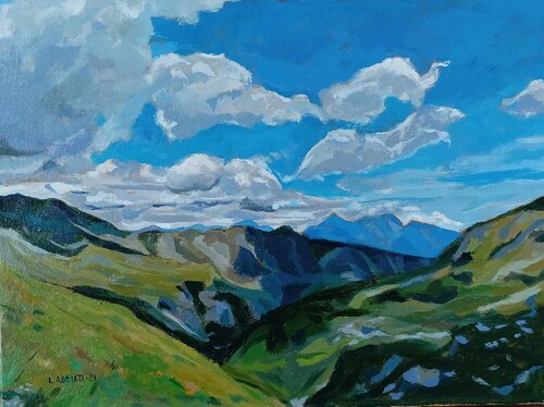 Valle di Saint Barthélemy van Luigi Abbiati, Schilderij te koop op Singulart