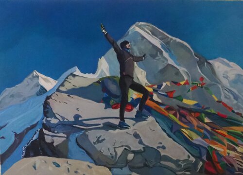 Qui e Ora von Luigi Abbiati, Malerei kaufen auf Singulart