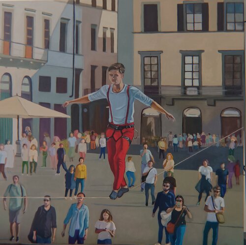 Sul Filo von Luigi Abbiati, Malerei kaufen auf Singulart