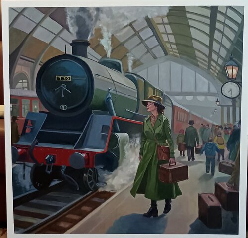 Alla Stazione van Luigi Abbiati, Schilderij te koop op Singulart