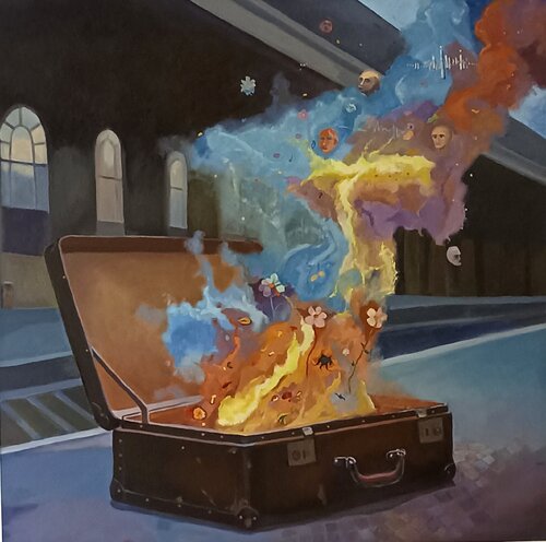 Rivelazione par Luigi Abbiati, Peinture en vente sur Singulart